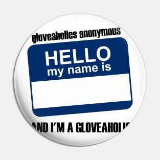 Hello. My name is... (blue badge & black text) Pin