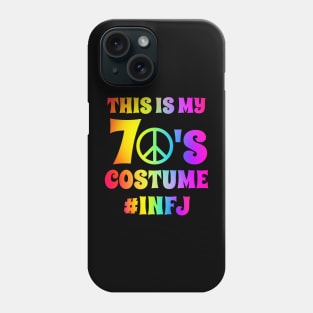 Groovy INFJ This Is My 70s Costume Halloween Party Retro Vintage Phone Case