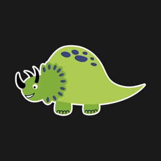 Small Cute Green Dinosaur T-Shirt