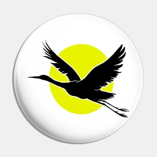 Bird flying freely Pin