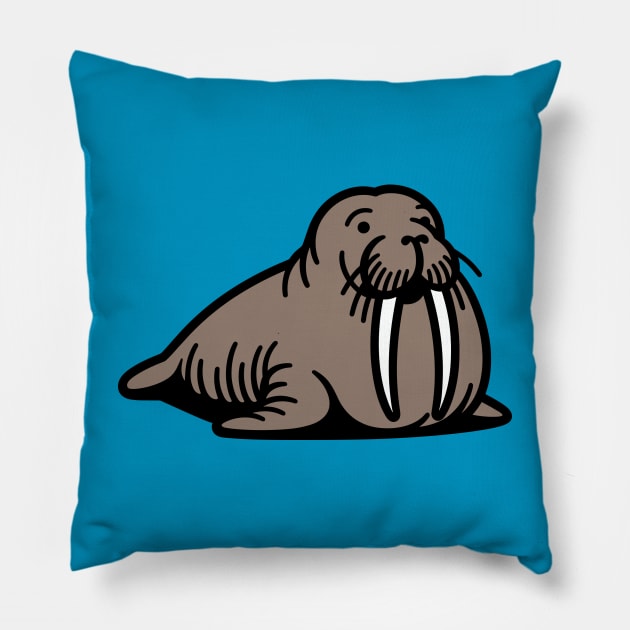 Walrus Pillow by KayBee Gift Shop