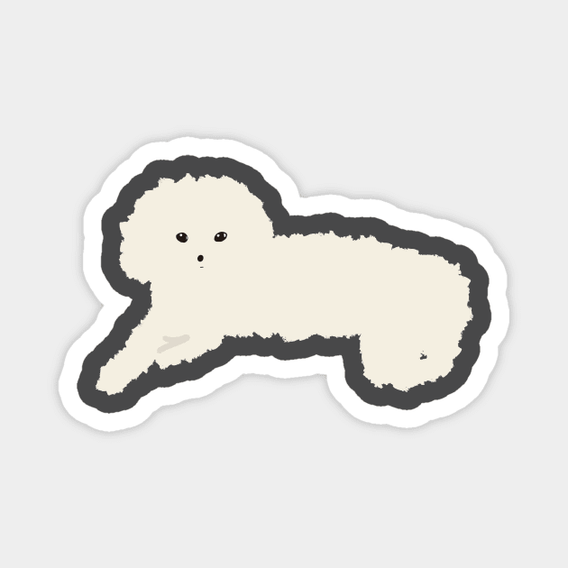 Elegant Dog Magnet by PatternbyNOK