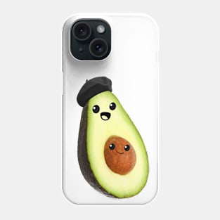 avocado faces (french) Phone Case