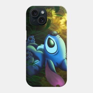 stitch sunflower garden Phone Case