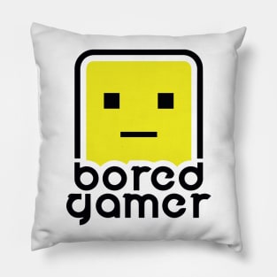 BoredGamer Logo Black Pillow