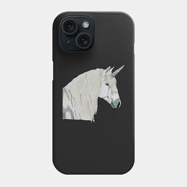 Unicorn Magic, Pure and True- Teal Phone Case by EarthSoul