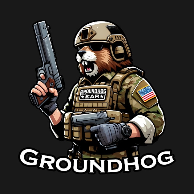 Tactical Groundhog by Rawlifegraphic