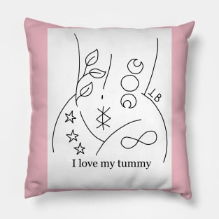 I Love my Tummy Pillow