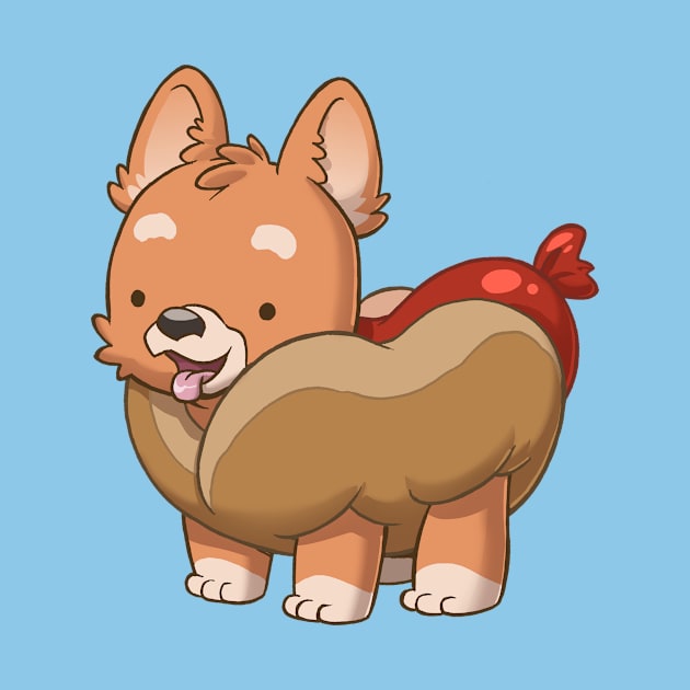 Corgi Dog by Dooomcat