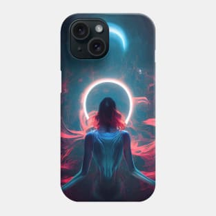 Looking into the void Phone Case