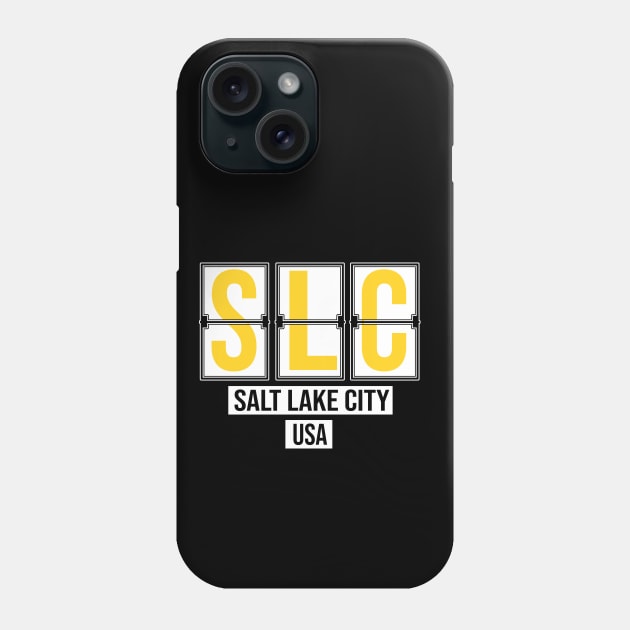 SLC - Salt Lake City Airport Code Souvenir or Gift Shirt Phone Case by HopeandHobby