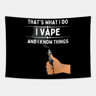 Funny Vaping Vape Skull Smoking Tapestry