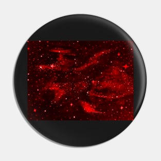 Simple Red Galaxy Pin