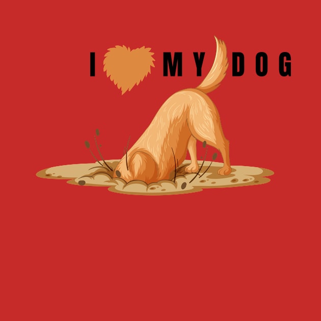 I love my dog by Olivka Maestro