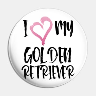 I heart my Golden Retriever! Especially for Golden owners! Pin