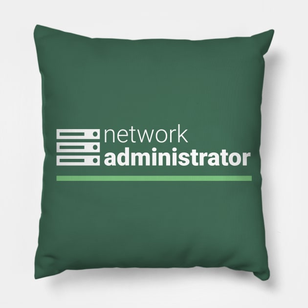 Network Administrator Pillow by codewearIO