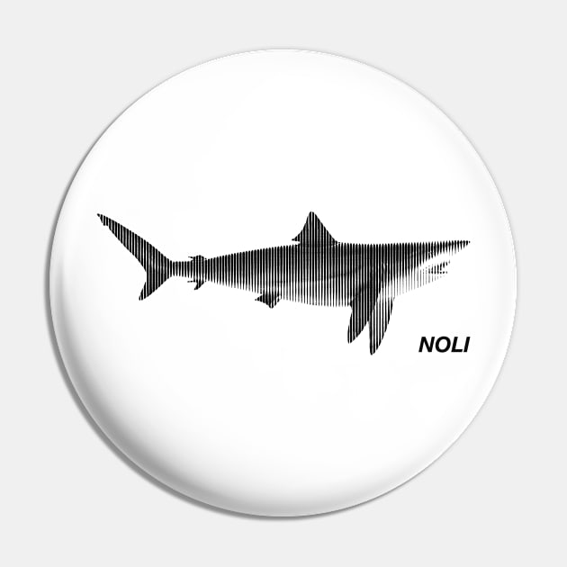 Minimalist black and white shark print Pin by NorthOfLongIsland