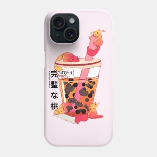 Bubble Kittea - Purrfect Peach Phone Case