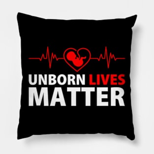 Unborn Lives Matter - Pro Life Pillow