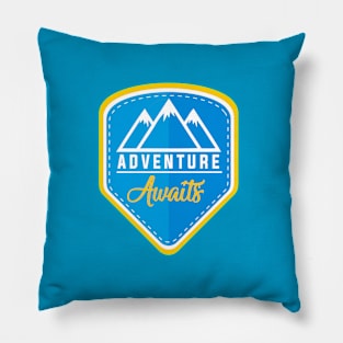 Adventure Awaits Pillow