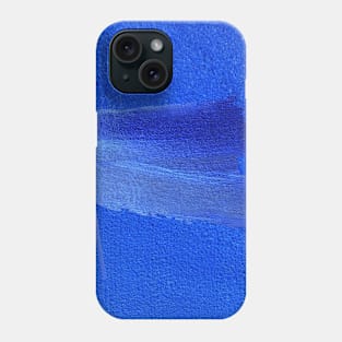 Minimalist Abstract Pattern in Blue Phone Case