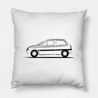 Citroen AX Black Pillow