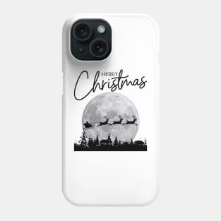 CHRISTMES Here Comes Flaying Santa Claus Giving Phone Case