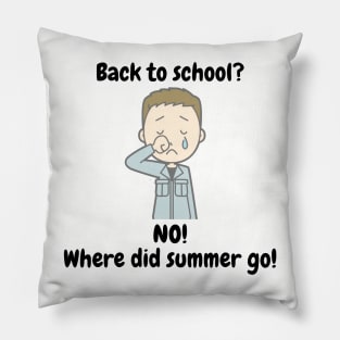 back to school for students Pillow