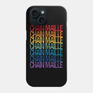 Rainbow Chain Maille Phone Case