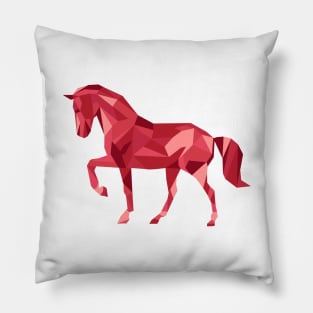 Red Horse Pillow