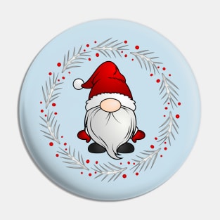 Santa Gnome Pin