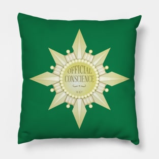 Badge of Conscience — Large Pillow