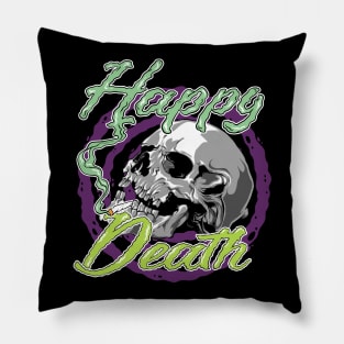 Happy Death Skull Pillow