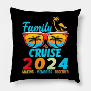 Family Cruise 2024 Making Memories Together Cruising Trip Pillow