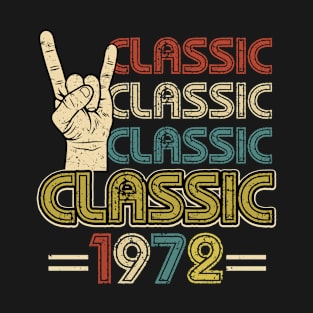 Rock Music Retro Classic 1972 T-Shirt