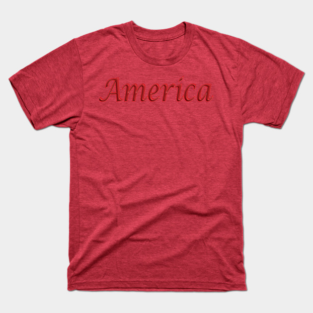 Discover Vintage Hand Drawn American Flag And Eagle - America - T-Shirt