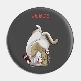 VODKA CAT Pin