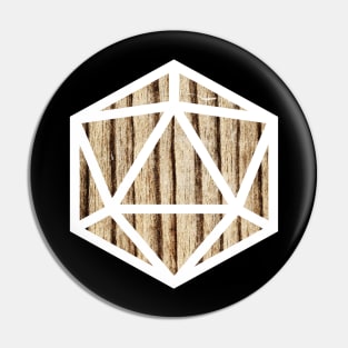 D20 Decal Badge - Sylvan Wall Pin