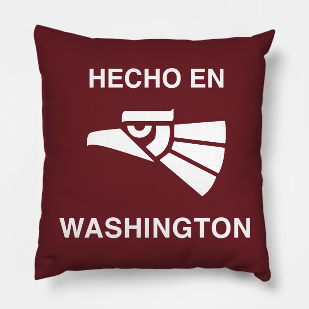 Hecho en Washington Pillow by jrotem