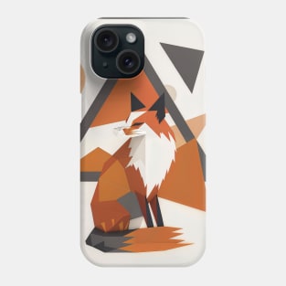 Abstraction Wild fox: Abstract Nature Art Phone Case