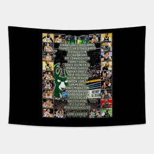 Milwaukee 2021 NBA Champions Team Tapestry