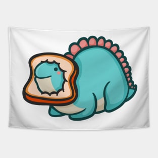 Cute loaf, Dino Bread, Stegosaurus, Dinosaur Tapestry