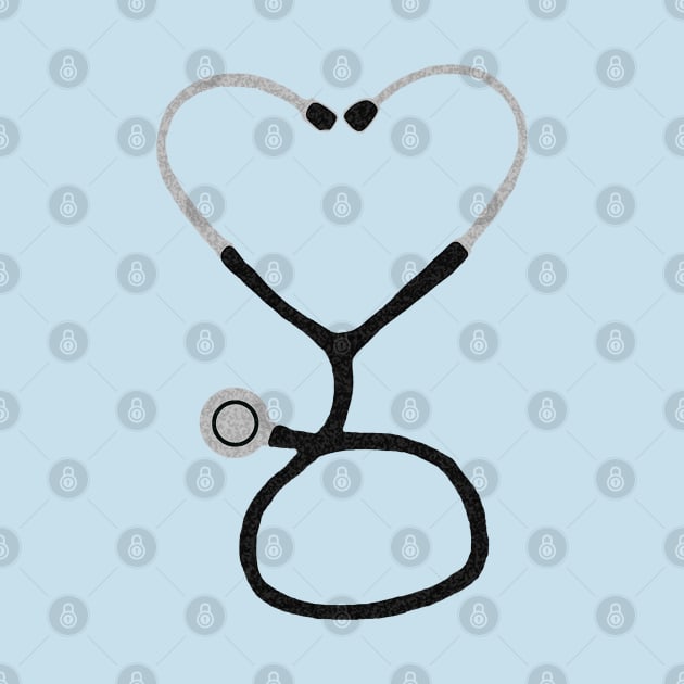 Doctor's Geart Shaped Stethoscope by ahadden