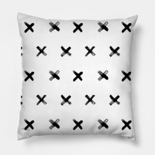 Polkadot Crosses - Dense Pillow