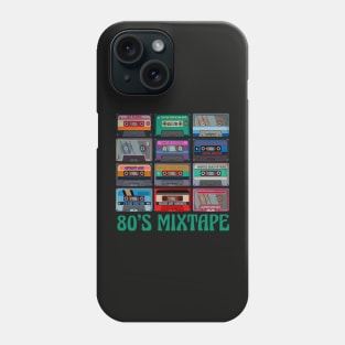 80S MIXTAPE CASSETTE COLLECTION Phone Case