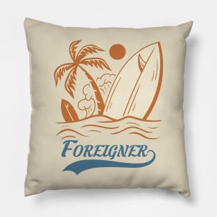 Vintage summer foreigner Pillow