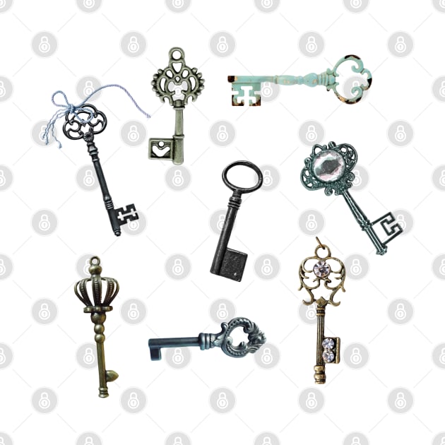 Vintage Keys Steampunk Theme by PurplePeacock