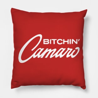 Bitchin’ Camaro White Pillow