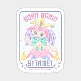 Born Again Satanist Magnet