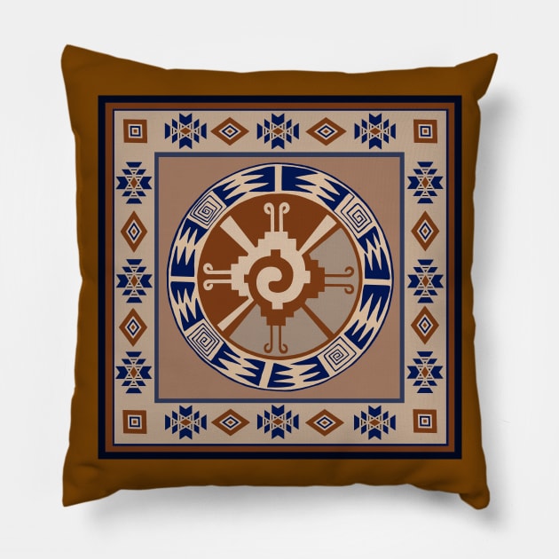 Mayan Hunab Ku Celestial Ritual Pillow by Esprit-Mystique